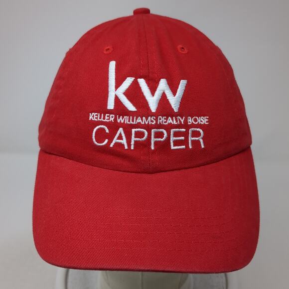 KW Keller Williams Realty Boise Capper Baseball Cap Red One Size Adjustable AMC - Picture 2 of 11